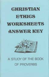 Christian Ethics - Worksheets and Tests Answer Keys