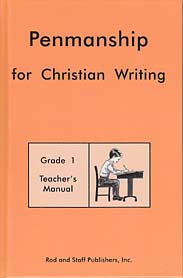 CLEARANCE - Grade 1 Penmanship [PREV EDITION] Teacher's Manual