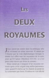 French Tract - Les deux royaumes [The Two Kingdoms] [Paq. de 100]